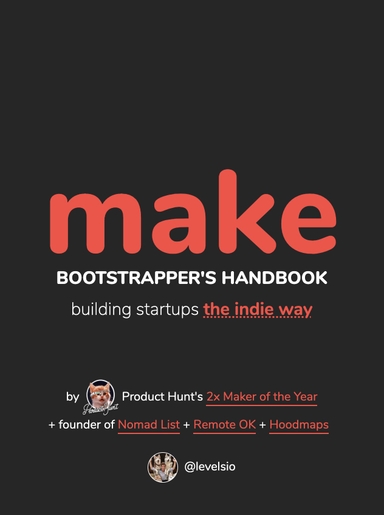 Cover of the book MAKE: Bootstrapper's Handbook